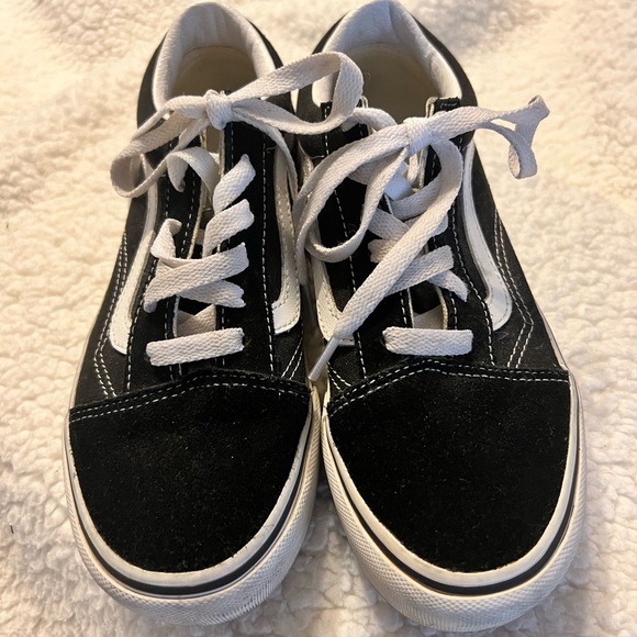 Kids suede Vans, size 3 - Picture 1 of 3